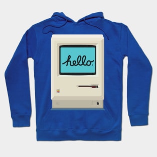 Flat 1984 Macintosh Hoodie